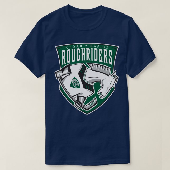 T-shirt Cedar Rapids RoughRiders (Design devant)