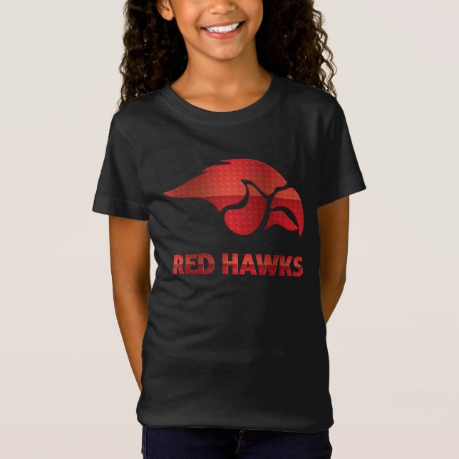 T-Shirt Cedar Springs Red Hawks #5 (Devant)
