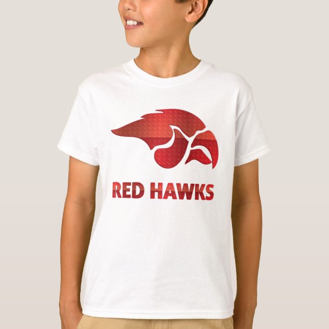 T-shirt Cedar Springs Red Hawks #5 (Devant)