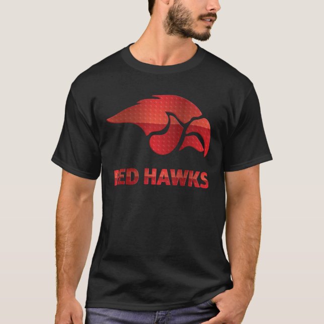 T-shirt Cedar Springs Red Hawks #5 (Devant)
