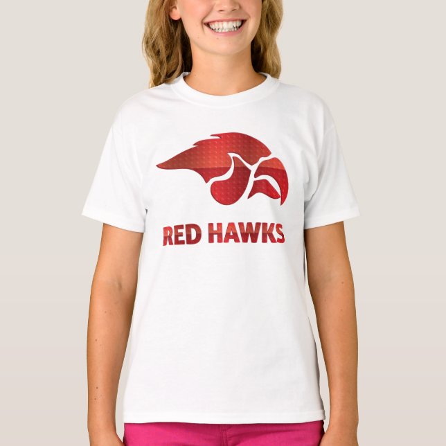 T-shirt Cedar Springs Red Hawks #5 (Devant)