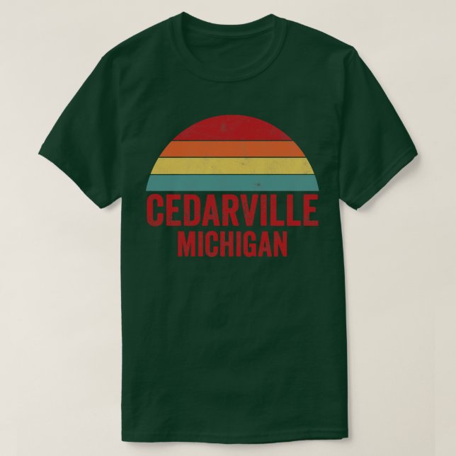 T-shirt Cedarville Michigan (Design devant)