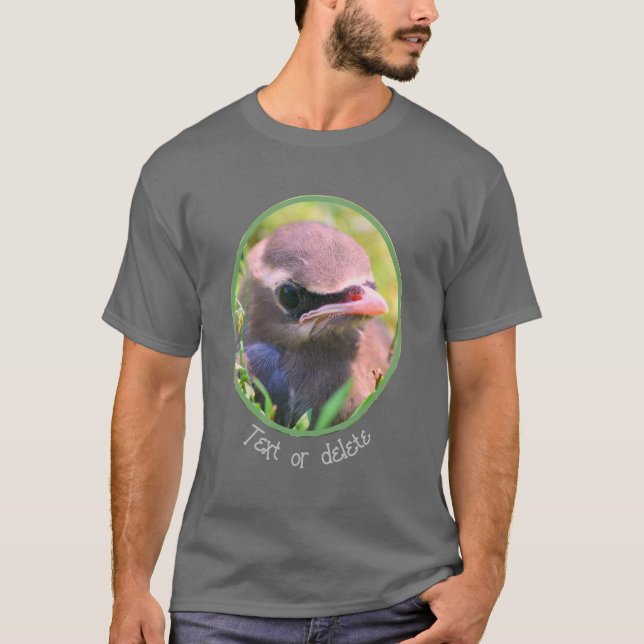 T-shirt Cèdre cire oiseau naissant Personnalisé (Devant)