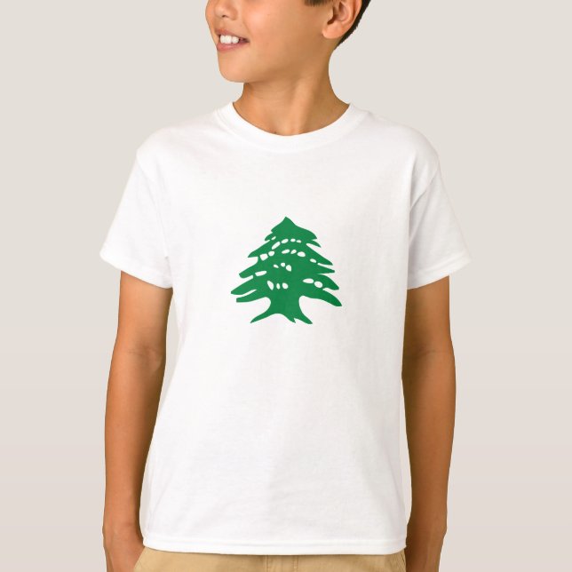 T-shirt Cèdre vert du Liban (Devant)