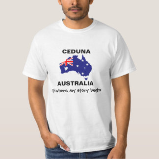 T-shirt CEDUNA Australie il est où mon histoire commence