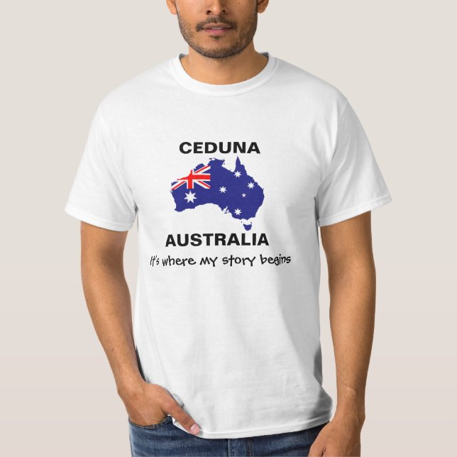 T-shirt CEDUNA Australie il est où mon histoire commence (Devant)