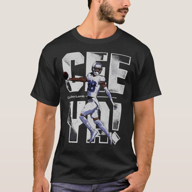 T-shirt Ceedee Lamb Dallas Cee (Devant)