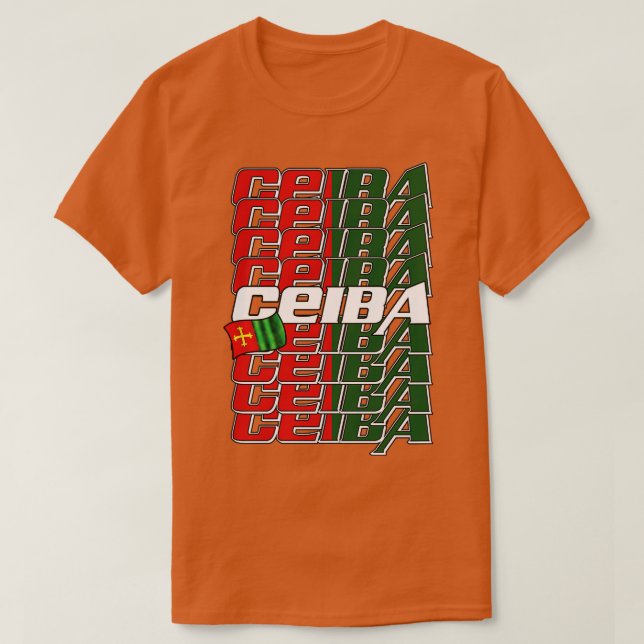 T-shirt Ceiba Cascade texte 1 (Design devant)