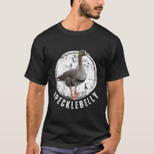 T-shirt Ceinture à bec blanc Perche de chasse aux oies bla