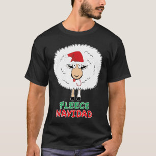 T-shirt Ceinture de Noël Navidad Funny Pun Mouton Mouton L