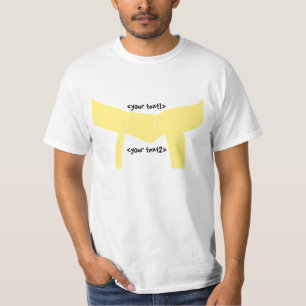 T-shirt Ceinture jaune d'arts martiaux