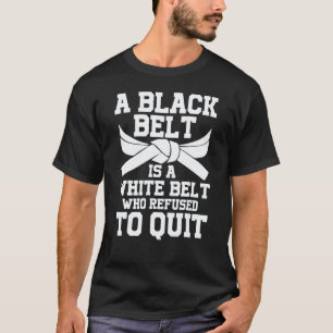 T-shirt Ceinture noire de Taekwondo et Karaté classique d'