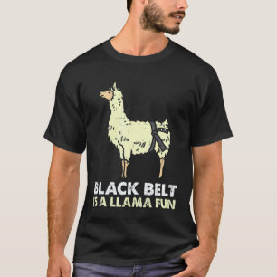 T-shirt Ceinture noire Lama Karaté Judo Jiu Jitsu Martial