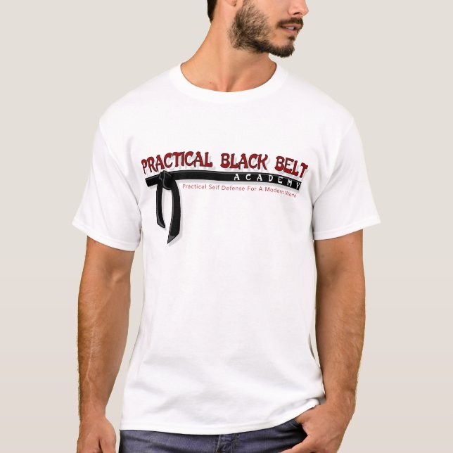 T-shirt Ceinture noire pratique (Devant)
