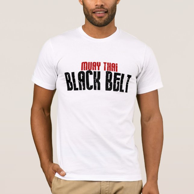 T-shirt Ceinture noire THAÏLANDAISE 3,1 de MUAY (Devant)