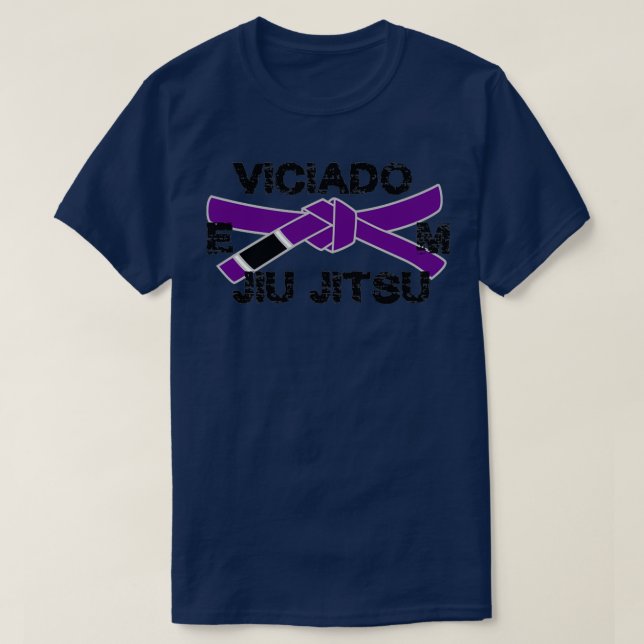 T-shirt Ceinture violette brésilienne Jiu jitsu BJJ Ceintu (Design devant)