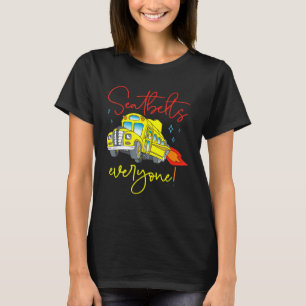 T-shirt Ceintures De Sécurité Tout Le Monde Conducteur De
