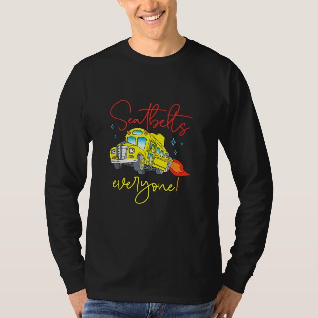T-shirt Ceintures de sécurité Tout le monde drôle Magic Sc (Devant)