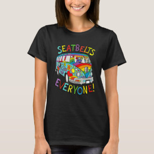 T-shirt Ceintures de sécurité Tout le monde Fierté du méti