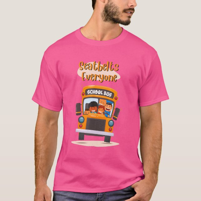 T-shirt Ceintures de sécurité Tout le monde Magic School B (Devant)