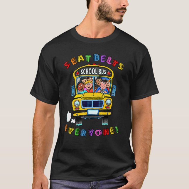 T-shirt Ceintures de sécurité Tout le monde Magic School B (Devant)