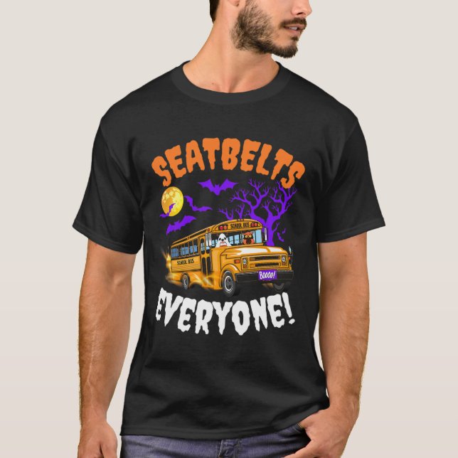 T-shirt Ceintures de sécurité Tout le monde Magic School B (Devant)