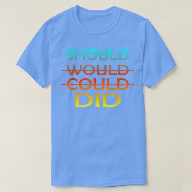 T-shirt Cela Devrait Être Possible - Motivation (Design devant)