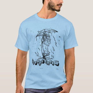 T-shirt Cela dit assez - Mère et fille sous la pluie Émoti