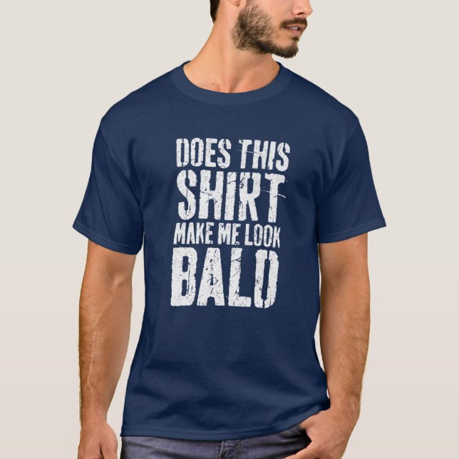 T-shirt Cela Me Fait-Il Avoir L'Air Tête Balle (Devant)