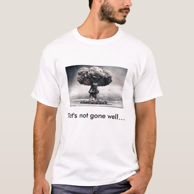 T-shirt Cela ne est pas allé bien… (Devant)
