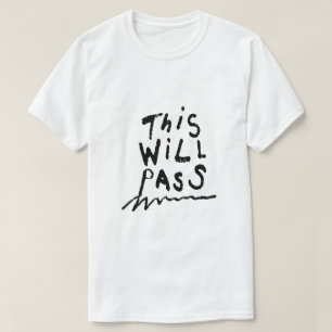 T-shirt Cela Passera – Typographie de Confort