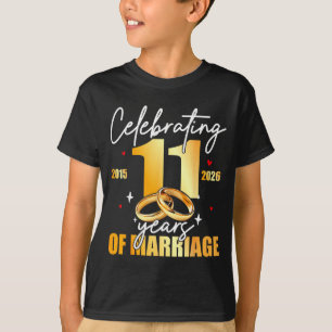 T-shirt Célébrant 2015 11 ans de mariage