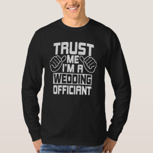 T-shirt Célébrant de mariage commissaire aux mariages offi