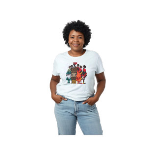 T-shirt célébrant l'art des quiltieres