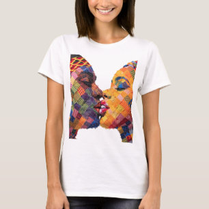 T-shirt célébrant l'art du quilting