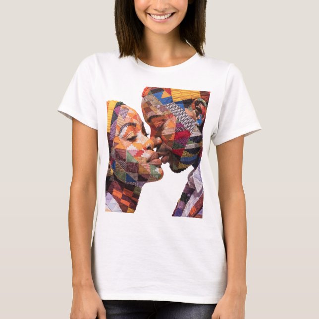 T-shirt célébrant l'art du quilting (Devant)