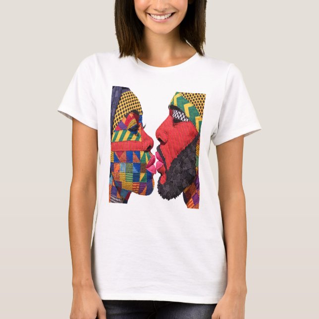 T-shirt célébrant l'art du quilting (Devant)