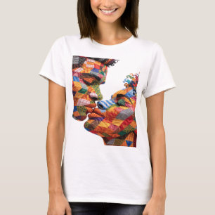 T-shirt célébrant l'art du quilting