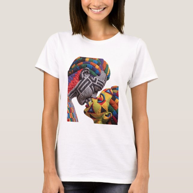 T-shirt célébrant l'art du quilting (Devant)