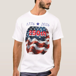 T-Shirt célébrant le 250e anniversaire des États-U