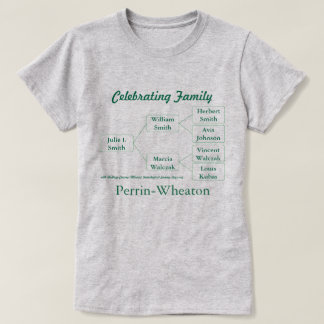 T-Shirt Célébrant le Nom de la Famille et de la 3e