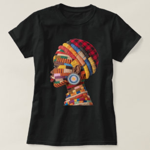 T-shirt célébrant les femmes noires colorées