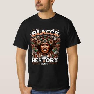 T-shirt Celebrate Black History Month Vibrant Floral Desig