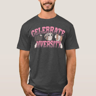 T-shirt Celebrate Diversity Guinea Pig Lover Guinea Pig Ow