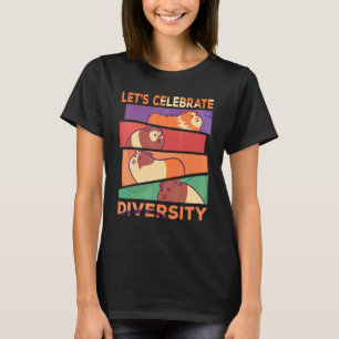 T-shirt Celebrate Diversity Guinée Pig