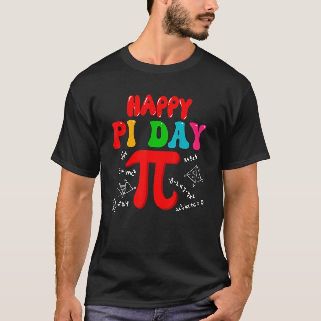 T-shirt Celebrate Pi Day Cute Pi Symbol Math Lover Teacher (Devant)
