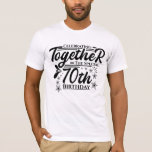 T-shirt celebrating the 70th birthday<br><div class="desc">70e anniversaire spécial de l'ornamental stars. Happy 70th birthday for celebrating the birthday of your loved ones for example your grandma,  grandpa,  father,  mother,  uncle or aunt. Joyeux 70e anniversaire vend idea.</div>