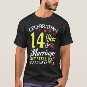 T-shirt Célébration 2008 Années De Mariage Nous Faisons To