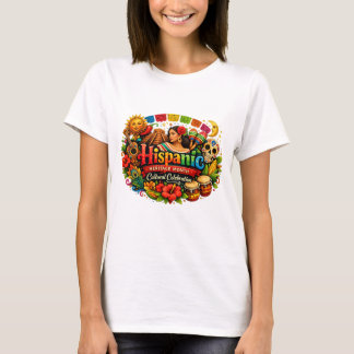 T-shirt Célébration culturelle du mois du patrimoine hispa
