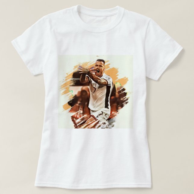 T-shirt Célébration de but de Rey Manaj (Design devant)